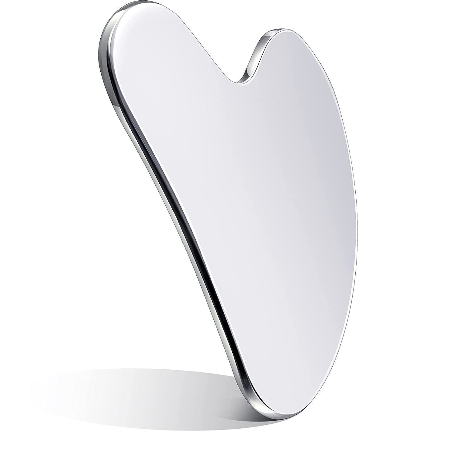 Gua sha cœur en acier inoxydable 304 -Imaemy Glow